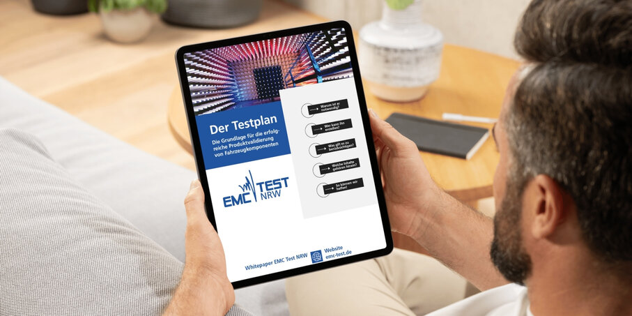 Whitepaper von EMC Test zur EMV-Prüfung von Fahrzeugkomponenten